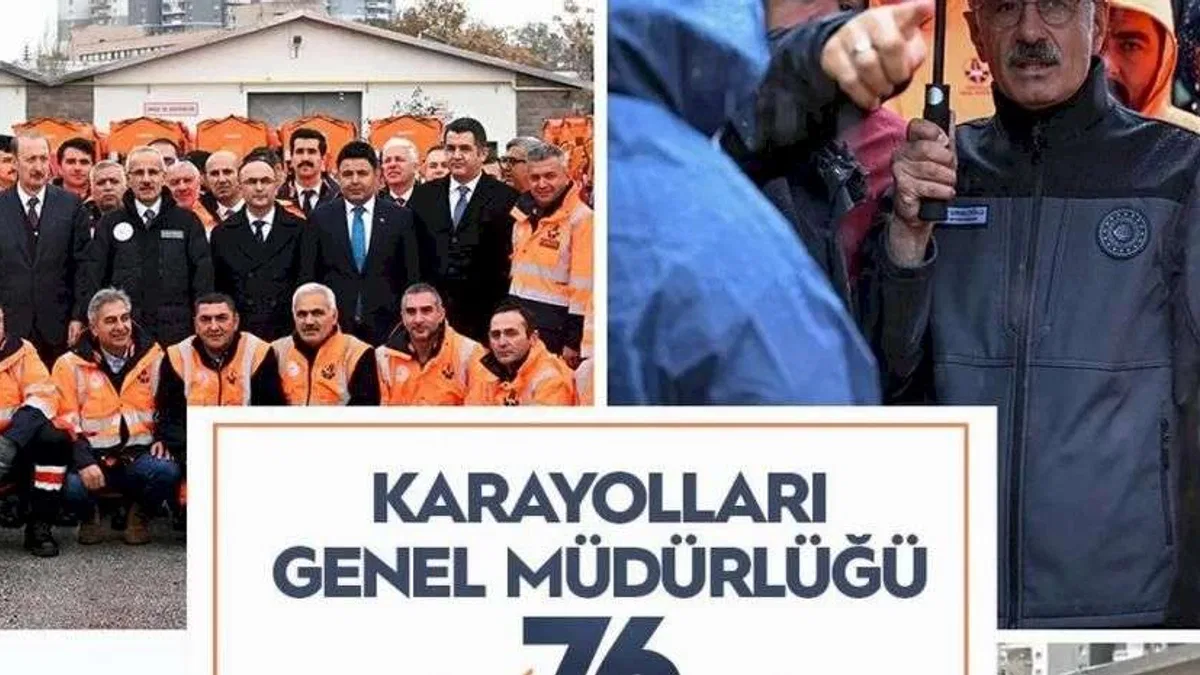 Bakan Uraloğlu’ndan Karayolları’nın 76. yılına anlamlı mesaj