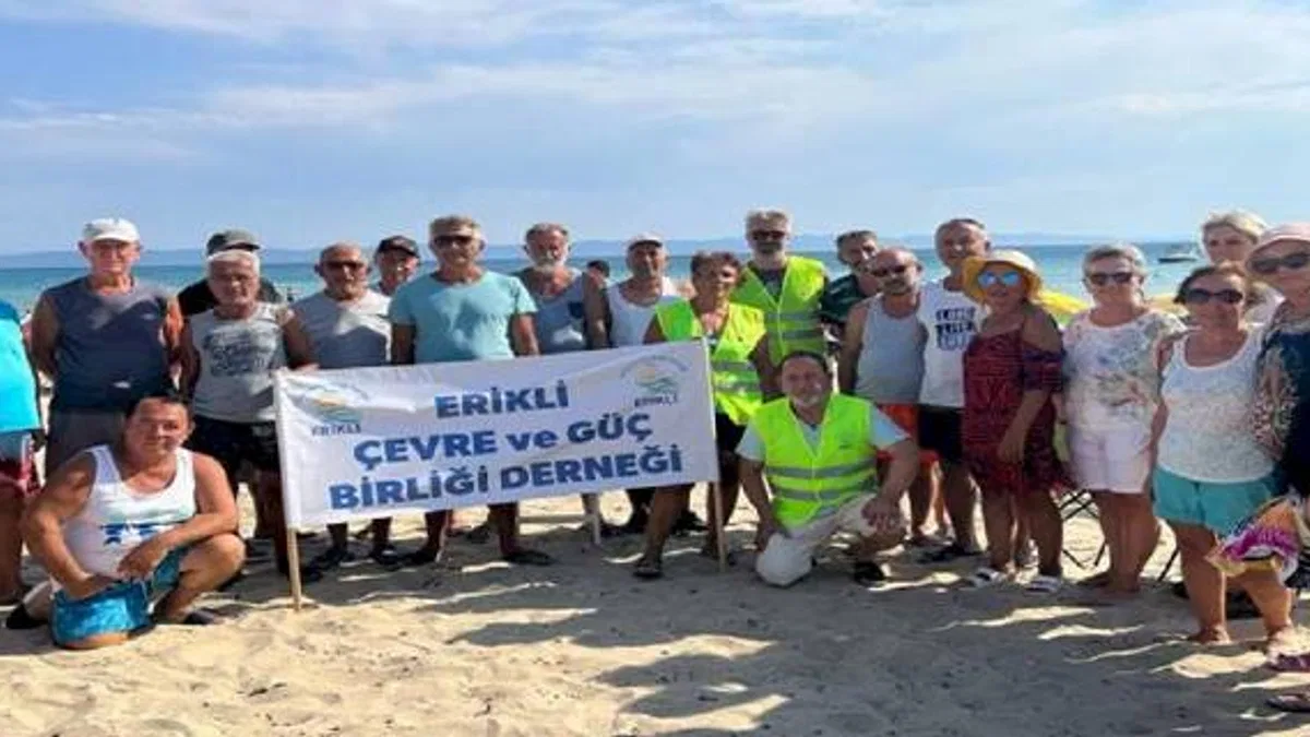 ERÇED'den Erikli sahilinde sandayeli eylem