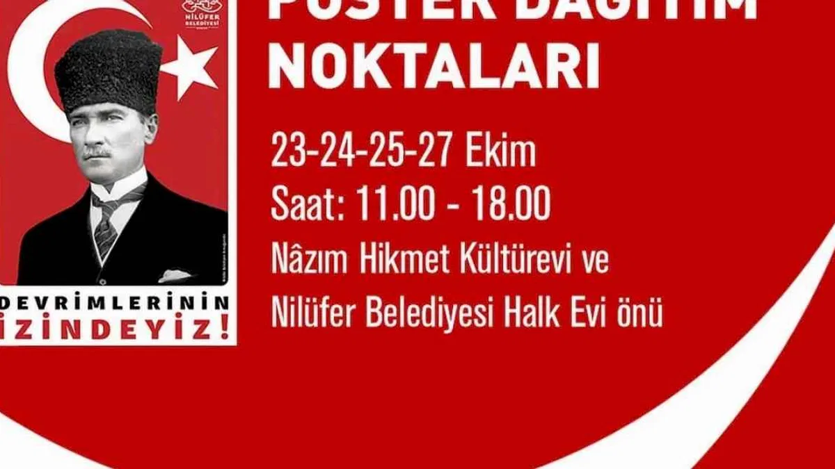 Cumhuriyet Işığı Yine Nilüfer’den Yükselecek