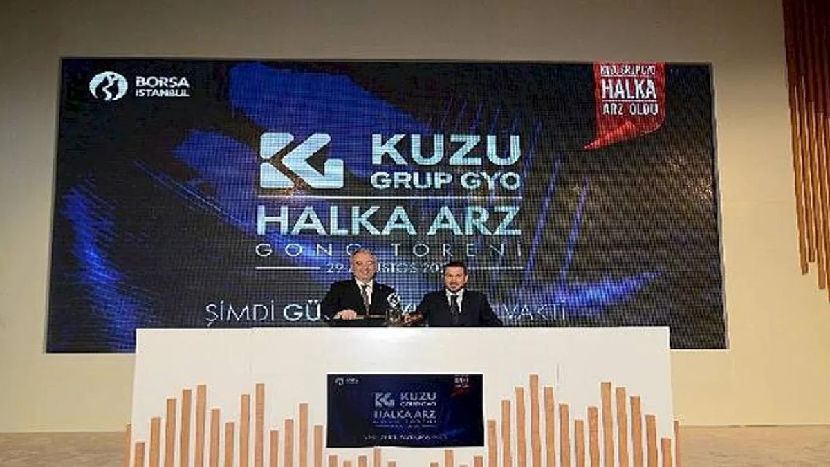 Borsa İstanbul'da Gong Kuzugrup Gayrimenkul Yatırım Ortaklığı için çaldı