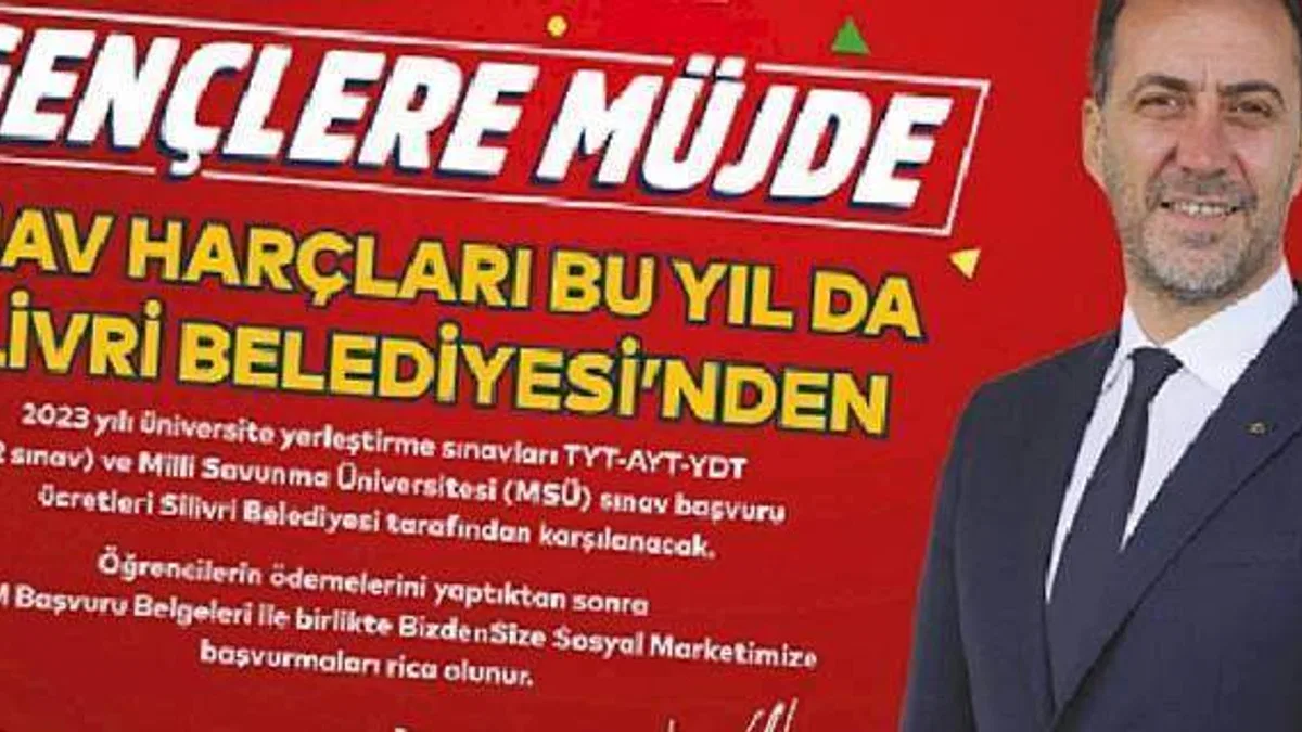 Silivri Belediyesi Öğrencilerin Sınav Ücretlerini Karşılıyor