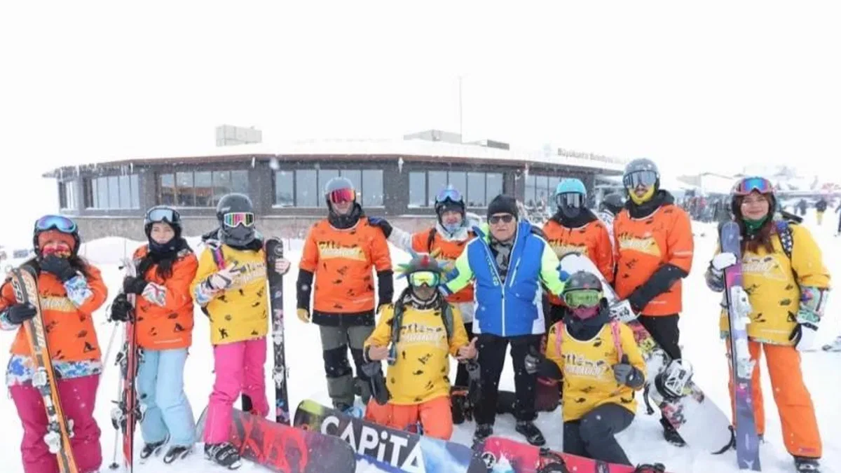 Kayseri Büyükşehir'den kayak okulu hizmeti