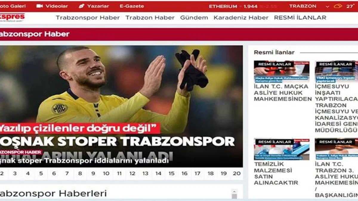 Güncel Trabzon Haberlerini Takip Edin