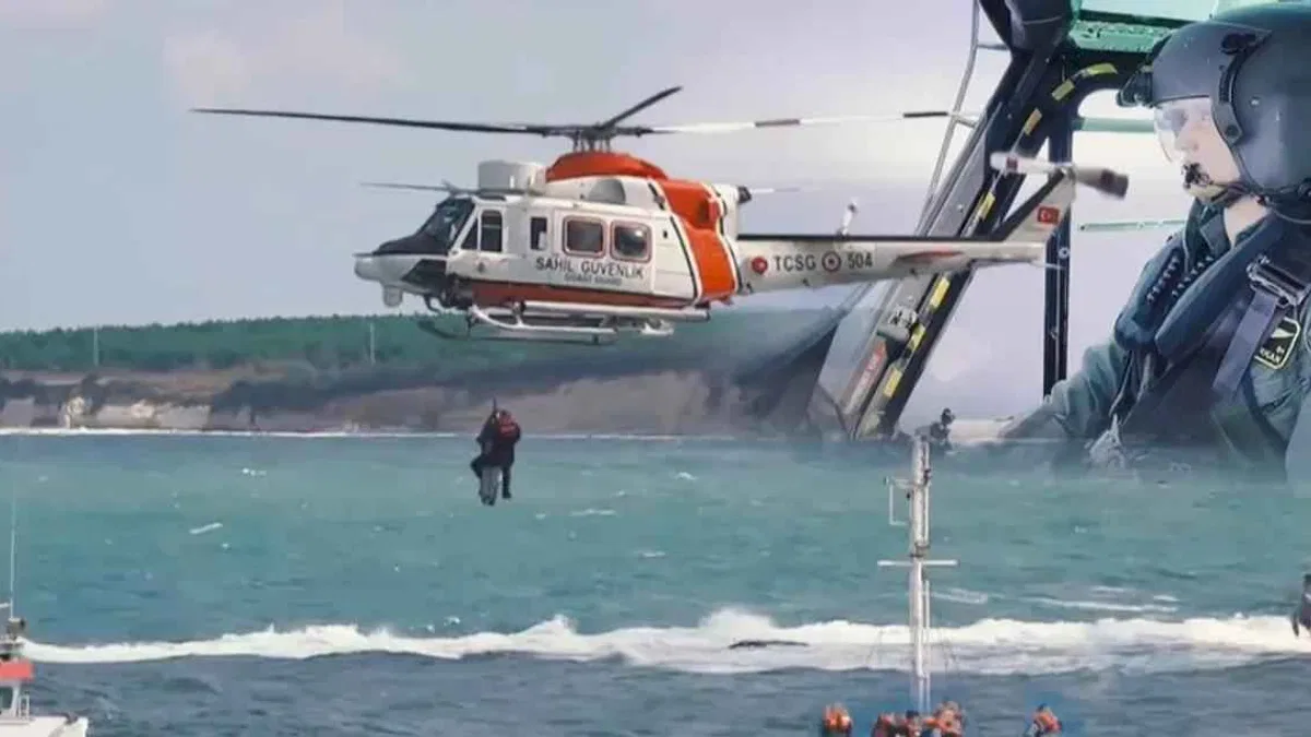 İlk kadın helikopter pilotu 7 denizciyi kurtardı! Tarih yazdı