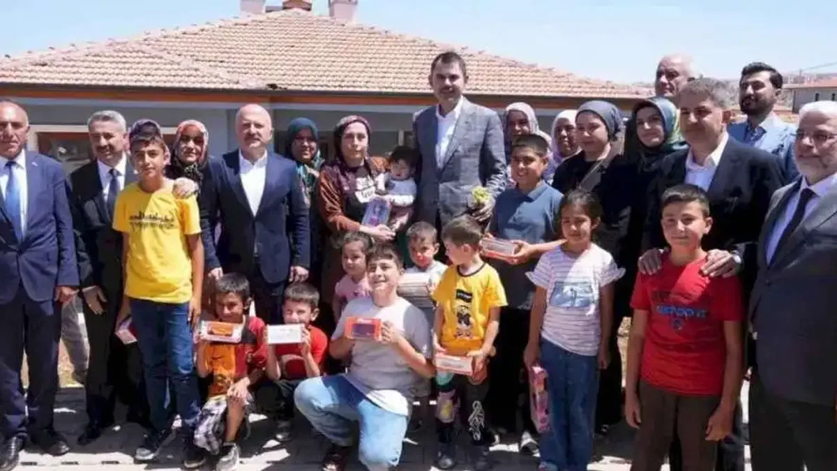 Bakan Kurum'a Adıyaman Zey Köyü'nden teşekkür