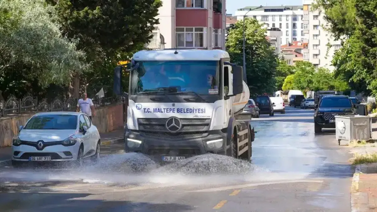 Maltepe Cevizli’de temizlik seferberliği
