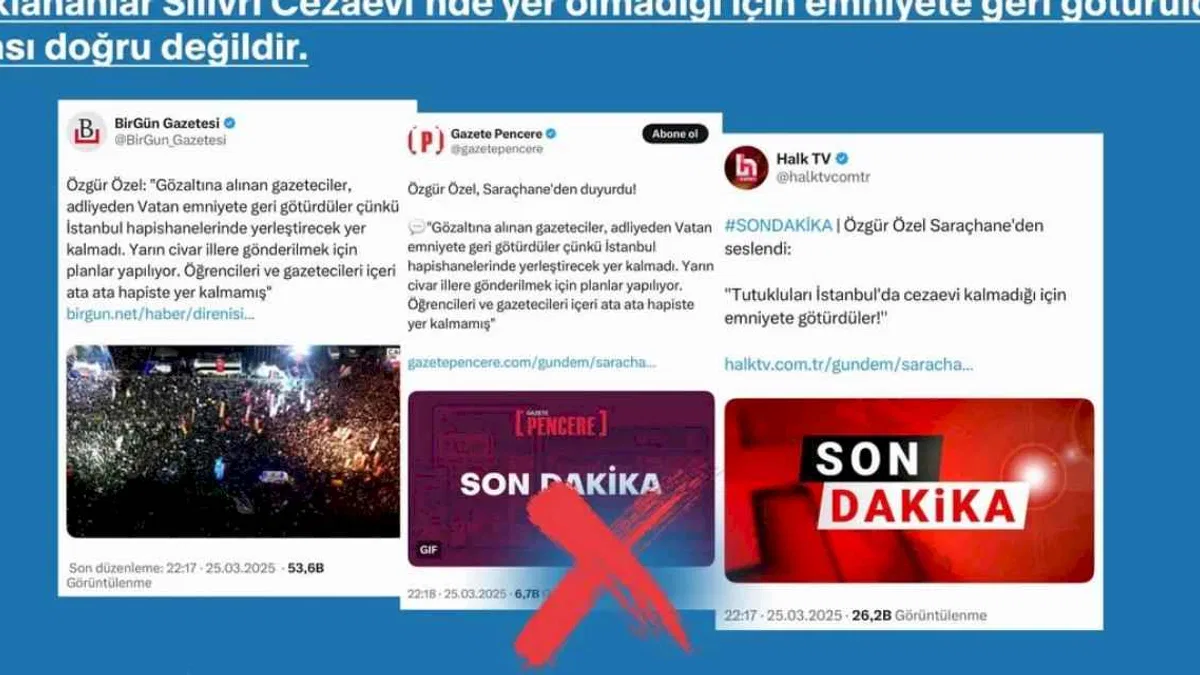 Silivri'de tutuklulara yer kalmadığı iddialarına İletişim'den yanıt