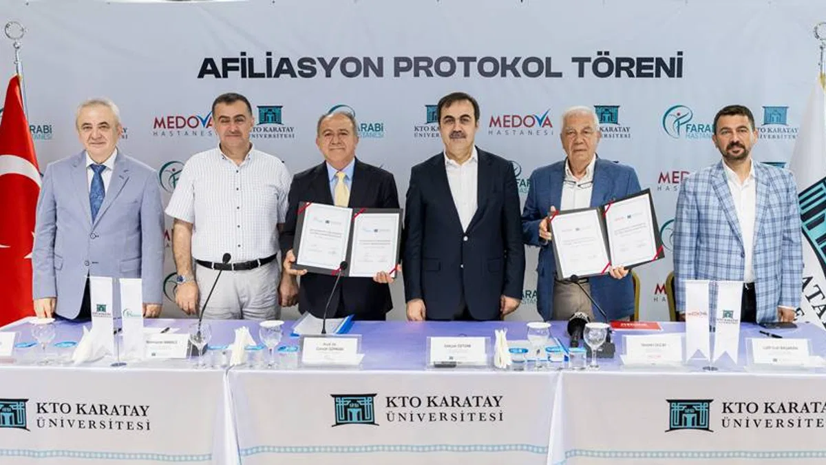 KTO Karatay Üniversitesi tıp öğrencilerine yönelik afiliasyon protokolü imzalandı