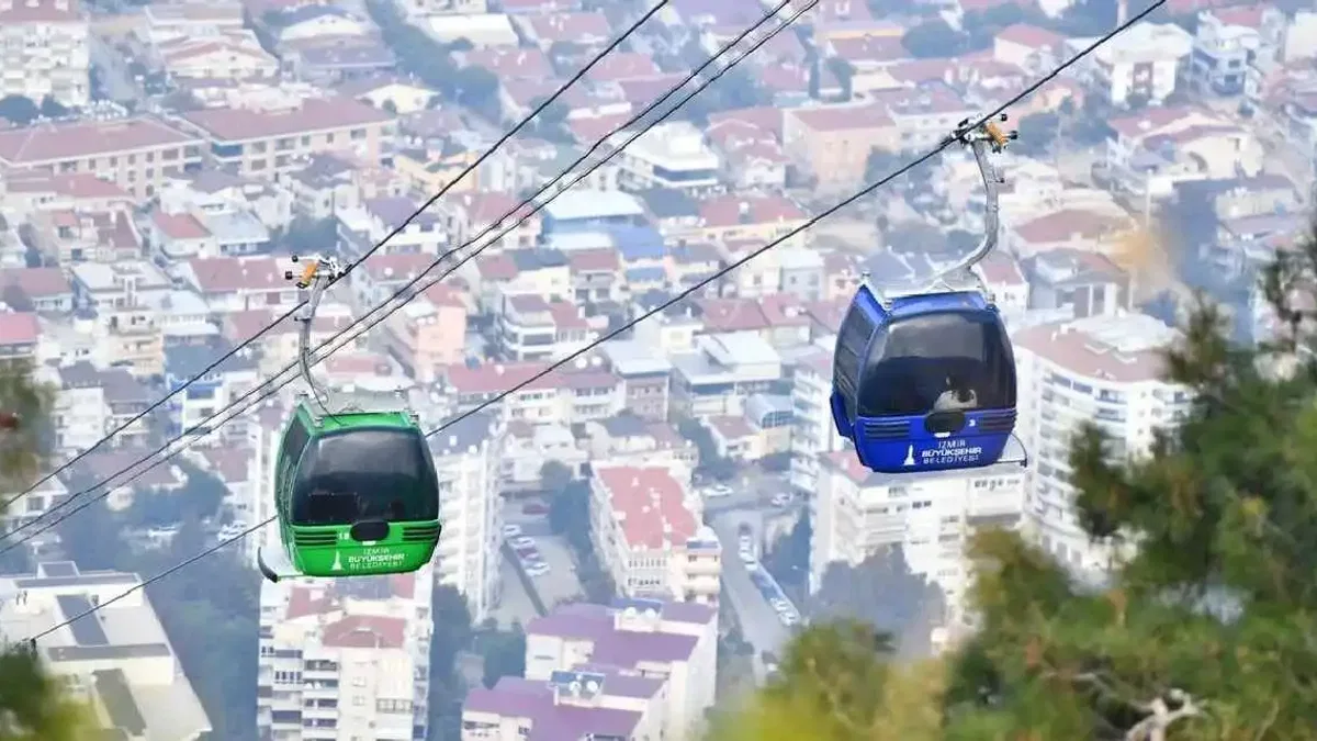 Balçova Teleferik Tesisleri’nde kapsamlı bakım çalışması