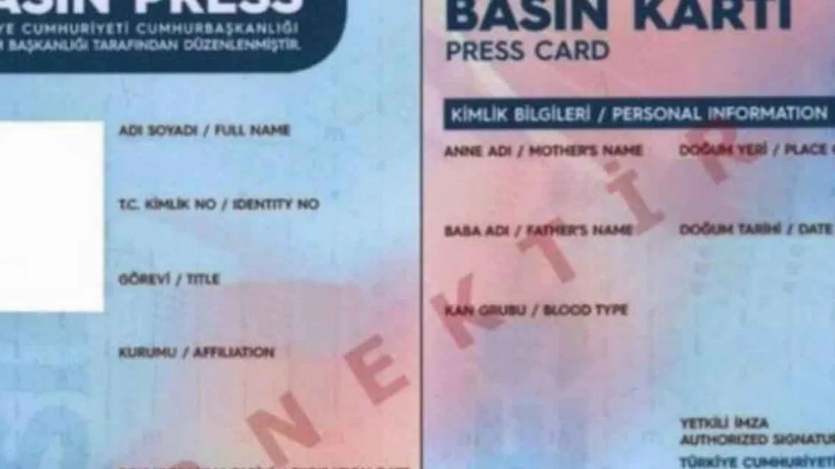 Basın Kartı Yönetmeliği'nde değişiklik Resmi Gazete'de