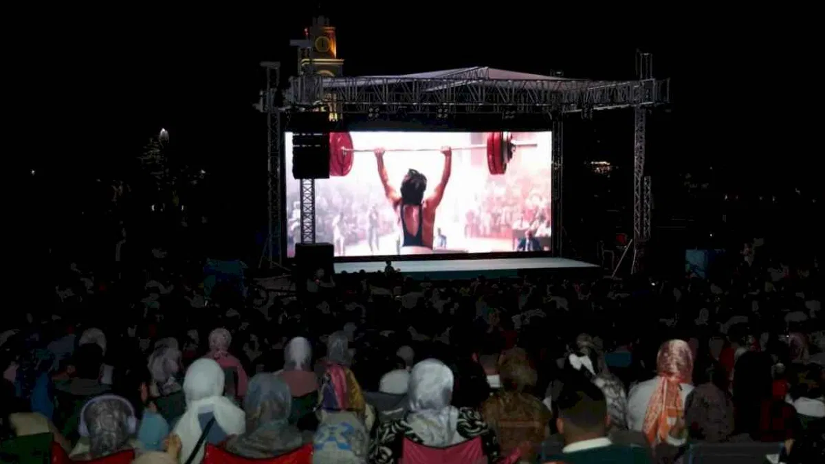 Açık havada sinema keyfi
