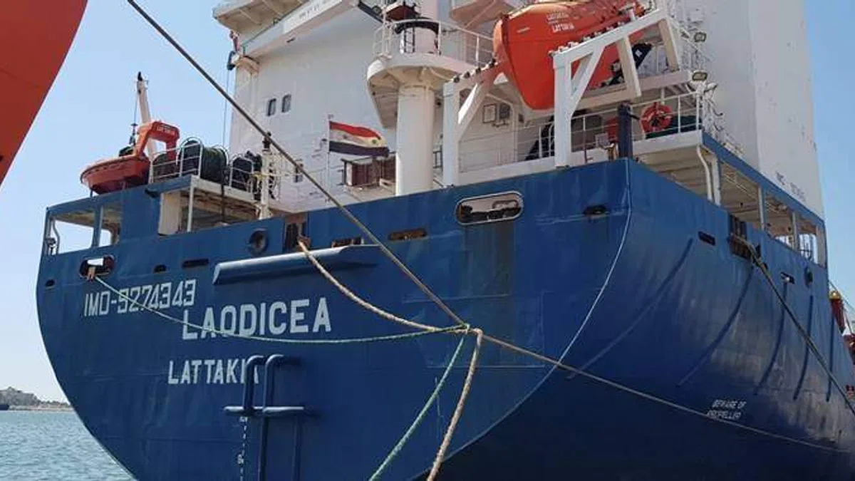 Ukrayna 'çalıntı tahıl' taşıdığı iddia edilen Suriye bayraklı geminin Lübnan'dan ayrılmasına tepkili