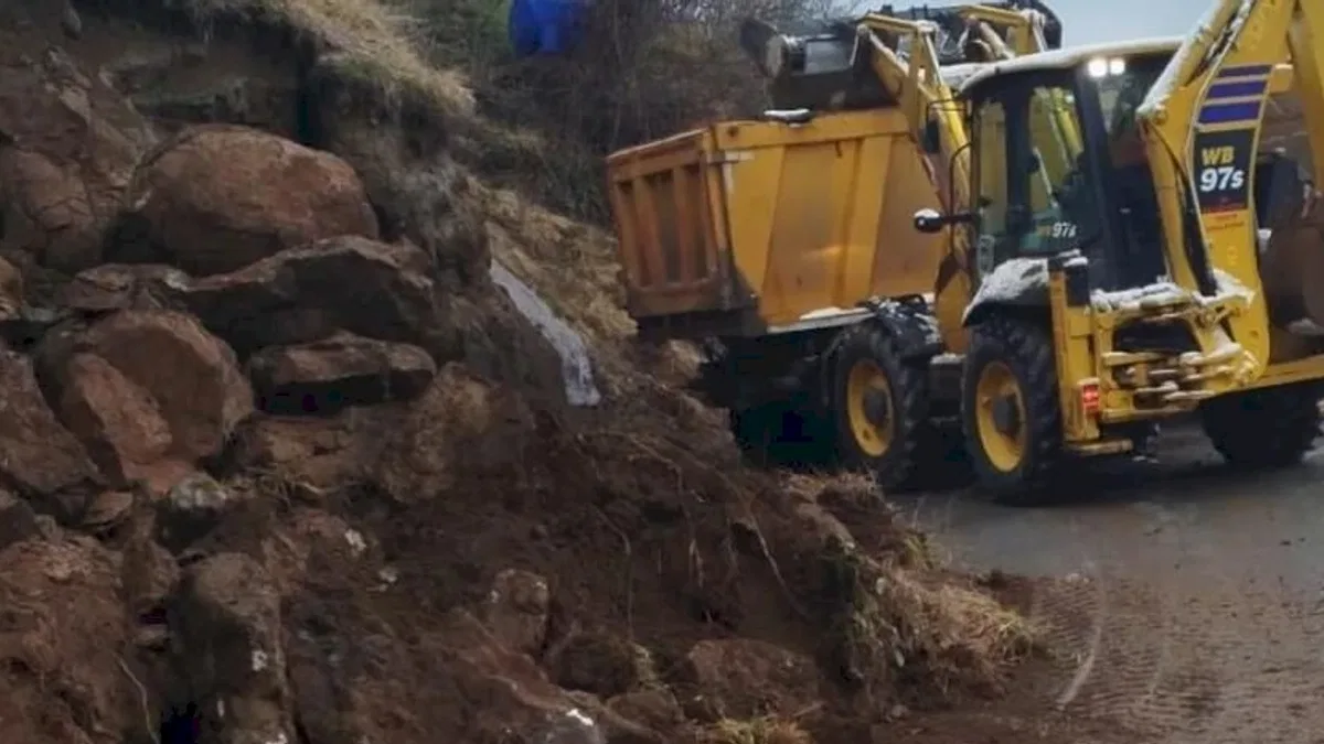 Ordu’da kar suları heyelanlara yol açtı