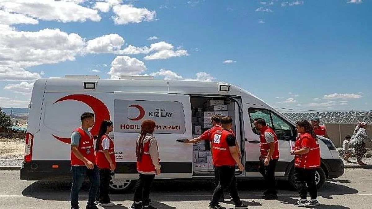 Kızılay'ın Kurban Payları Depremzedelere Ulaşıyor