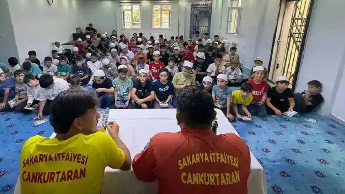 Sakarya Karasu’da çocuklara boğulmayı önleme eğitimi
