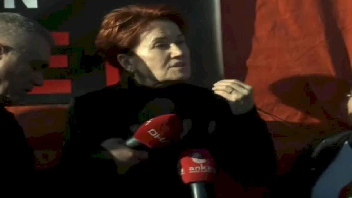 Akşener Kahramanmaraş'ta... Yangın söndürmek için buradayız