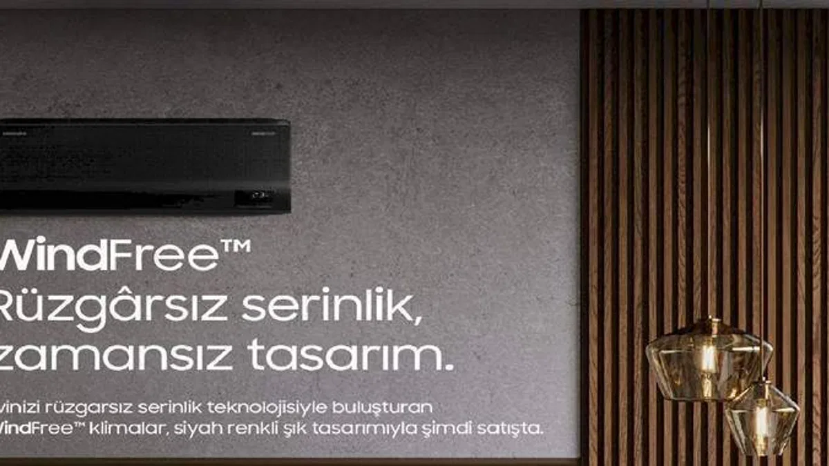 Samsung WindFree Klimalar Siyah Rengiyle Satışta