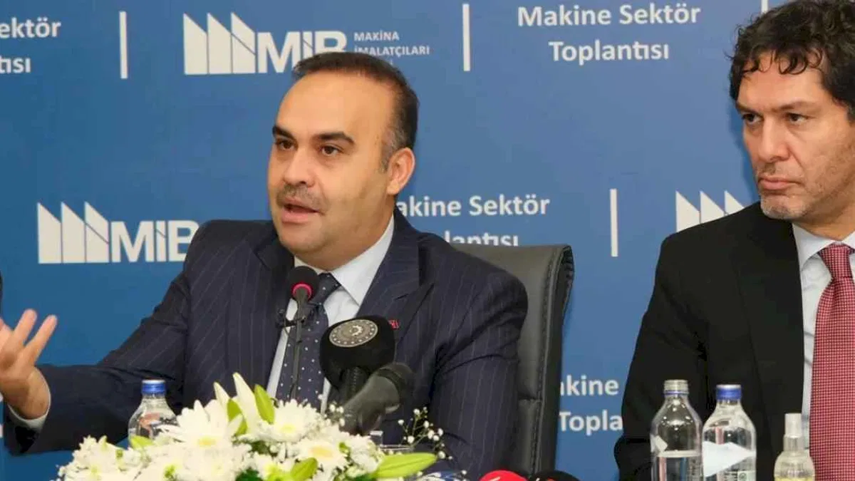 Bakan Kacır'dan makine sektörüne destek sözü