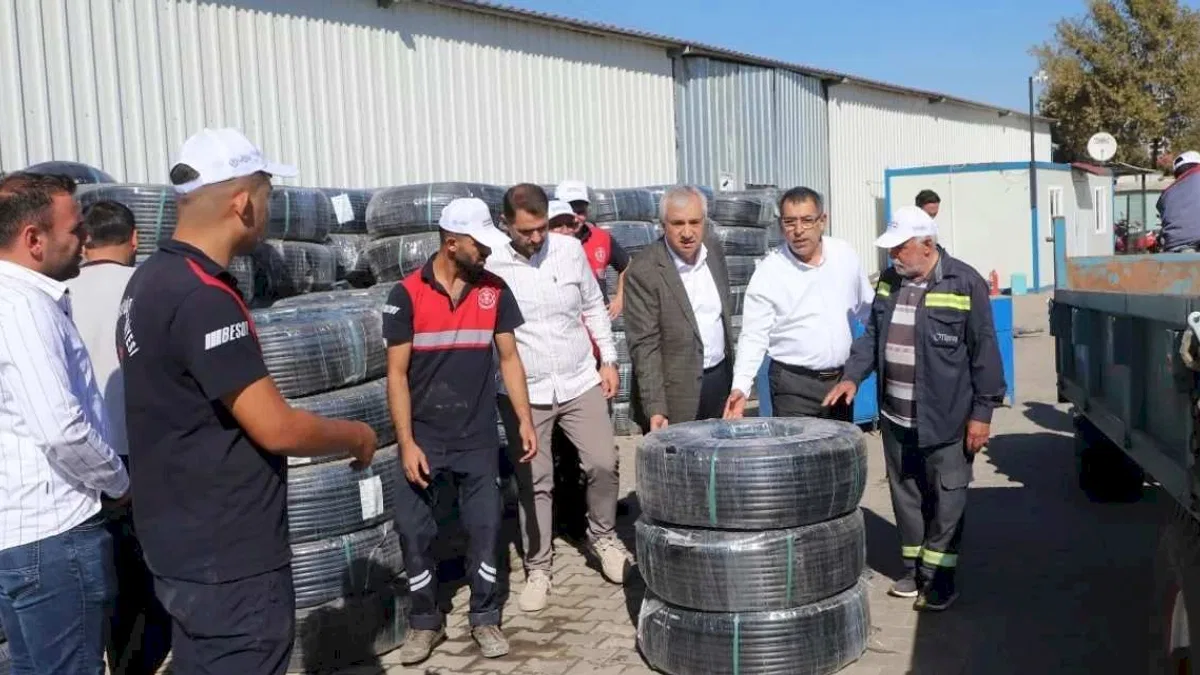 Manisa'da damlama sulama desteği 7 milyon metreyi aştı