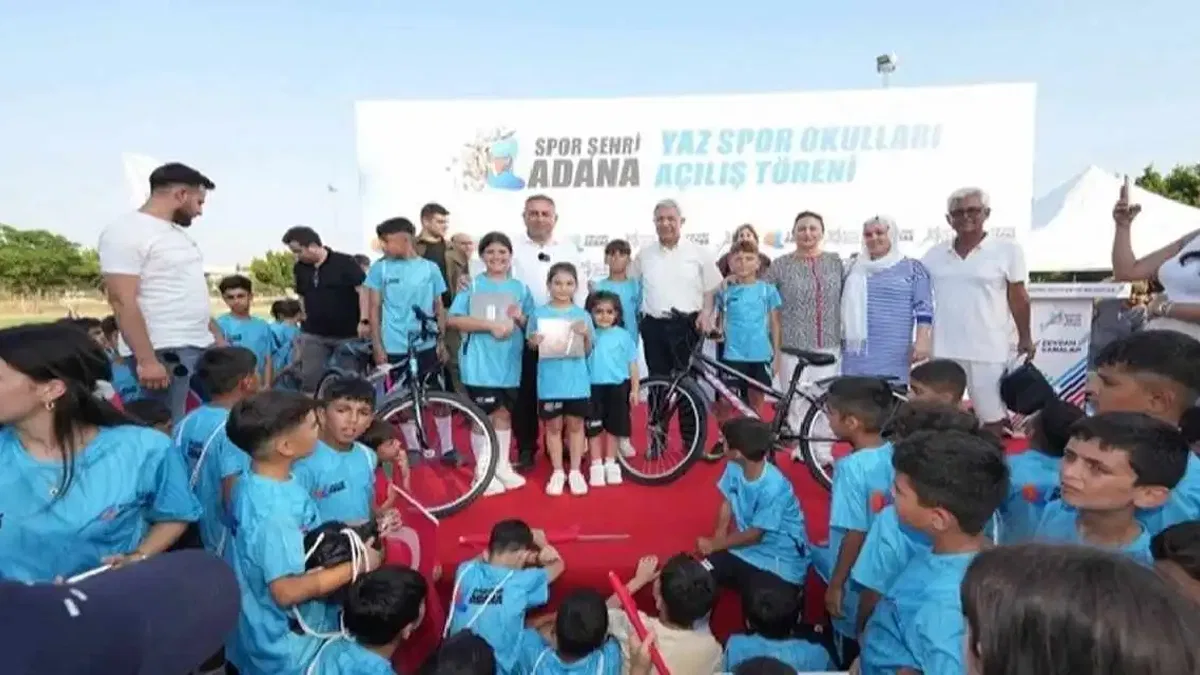 Adana'da Yaz Spor Okulları açıldı