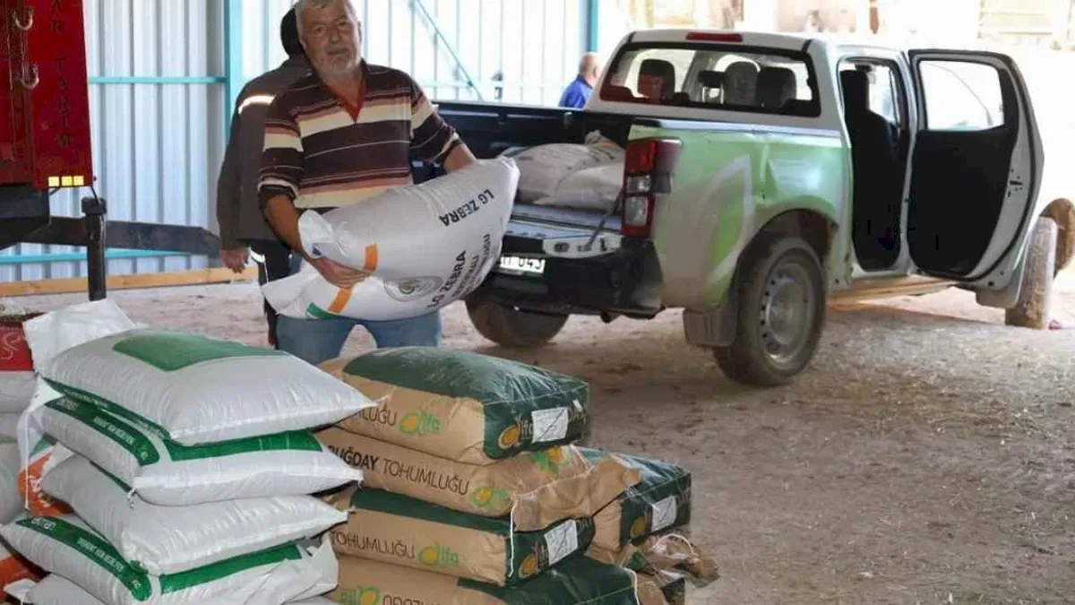 Kocaeli Büyükşehir’den yangın mağduru üreticilere destek