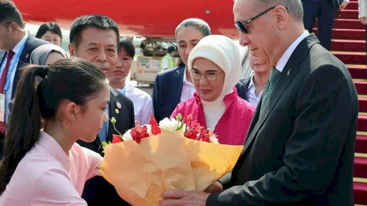 Cumhurbaşkanı Erdoğan, Şanghay İşbirliği Örgütü Zirvesi için Çin'de