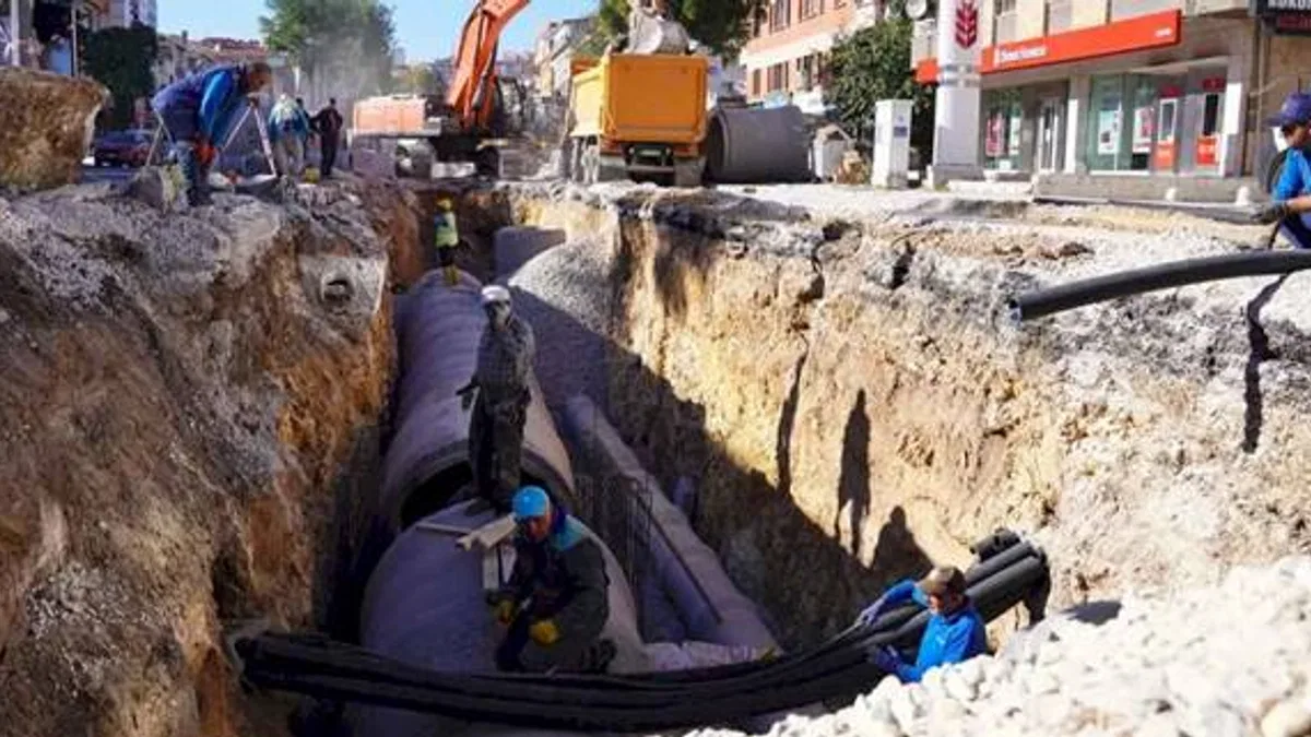 Ankara Keçiören'in 40 yıllık altyapı sorununa neşter