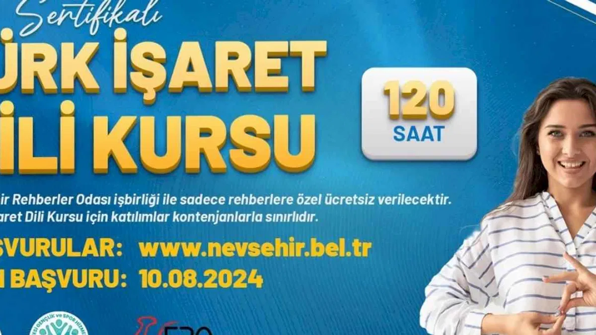Nevşehir Belediyesi rehberler için sertifikalı ‘Türk İşaret Dili’ kursu açılacak