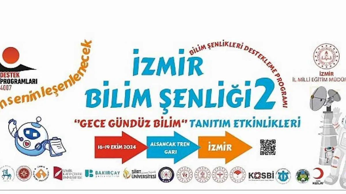 TUBİTAK 4007 İzmir Bilim Şenliği 2: Gece Gündüz Bilim