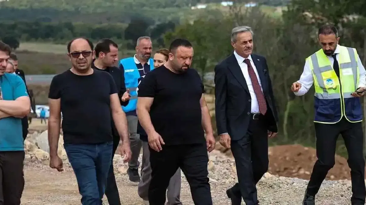 Sakarya’da Şehir Hastanesi çalışmaları yerinde görüldü