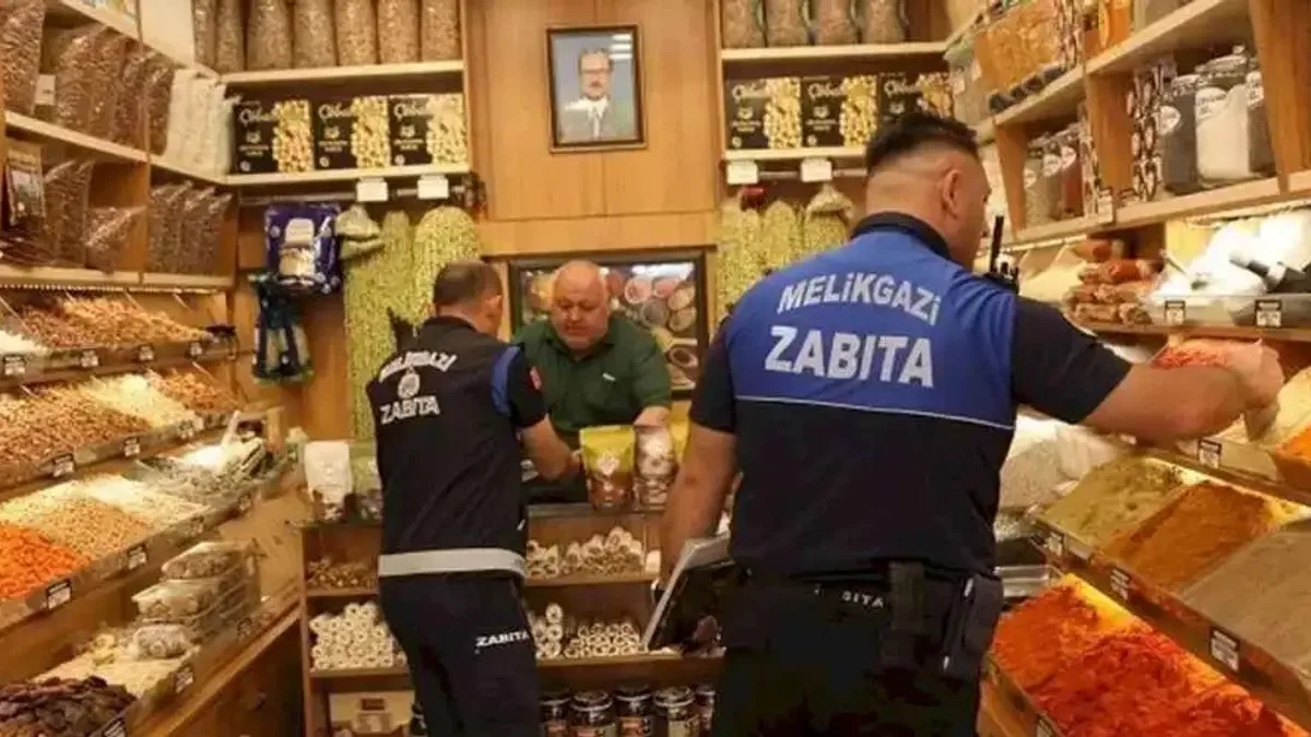 Kayseri Melikgazi zabıtasından bayram öncesi sıkı denetim