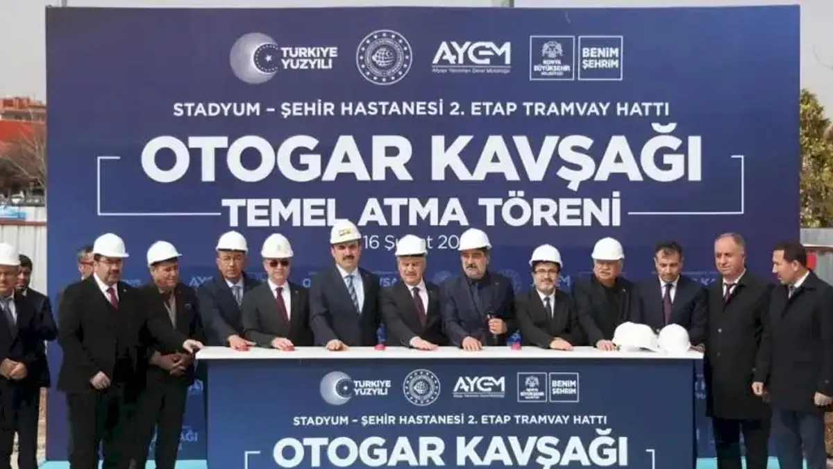 Konya’da Otogar Kavşağı’nın temeli atıldı