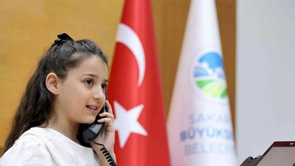 Sakarya minik Başkan Ece'ye emanet