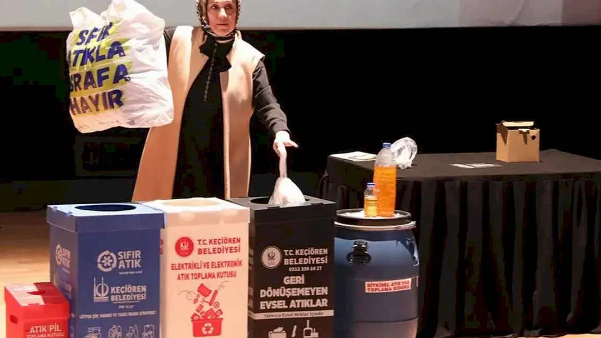 Ankara Keçiören'den öğretmenlere 'sıfır atık' eğitimi