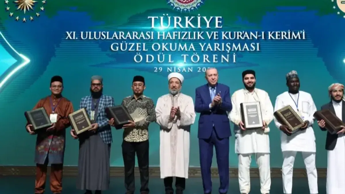 Cumhurbaşkanı Erdoğan’dan Kur’an-ı Kerim Yarışması'nda birlik ve kardeşlik vurgusu