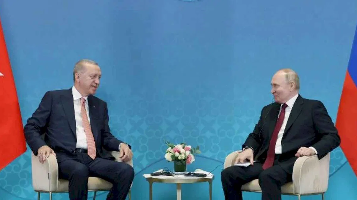 Erdoğan-Putin'le görüştü... Erdoğan'dan Putin'e Türkiye daveti