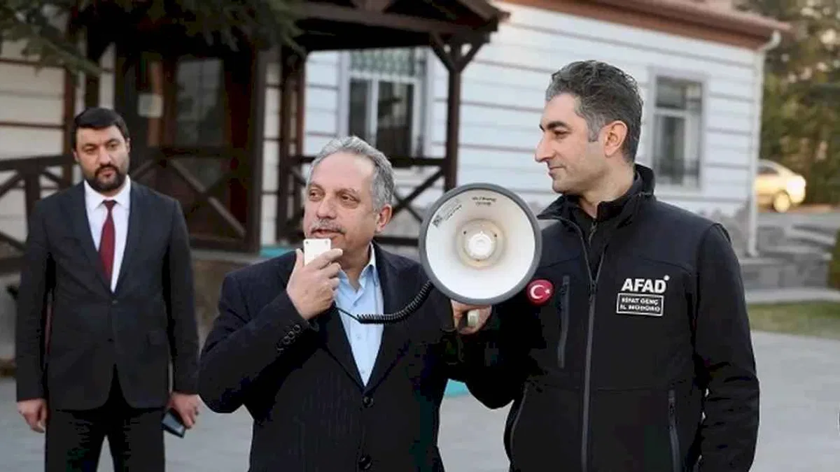Kayseri Talas'ta deprem tatbikatı