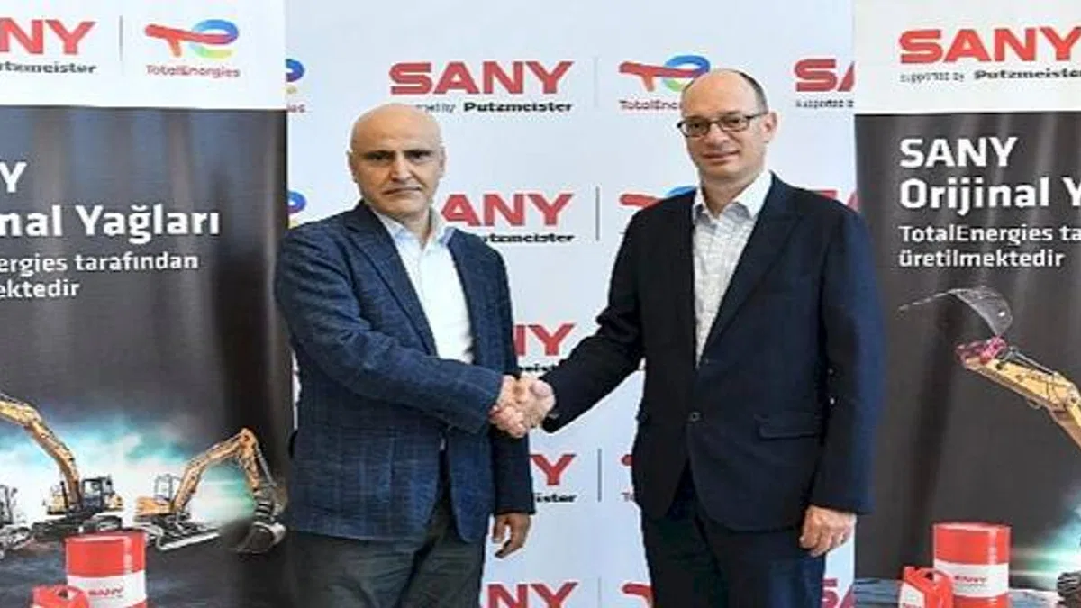 TotalEnergies, dünya devi SANY iş makineleri için Menemen'de madeni yağ üretimi yapacak