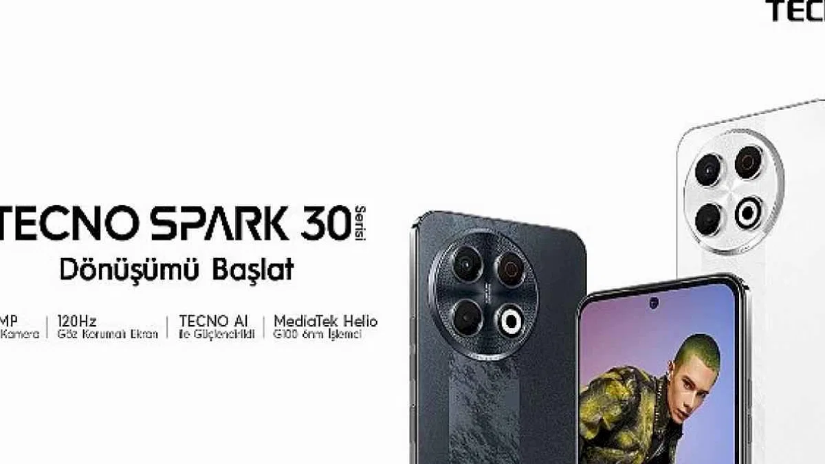 TECNO SPARK 30 serisi: Yapay zekâyı uygun fiyatlı telefonlara getiren teknoloji devrimi!