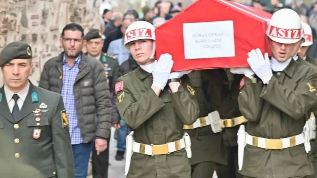 Kore Gazisi Özkan sonsuzluğa uğurlandı