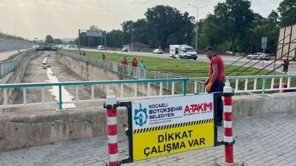 Kocaeli Stadı çevresinde hummalı çalışma