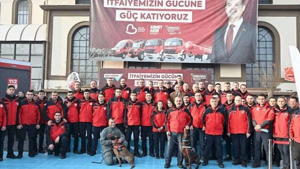 Balıkesir itfaiyesi gücüne güç katıyor