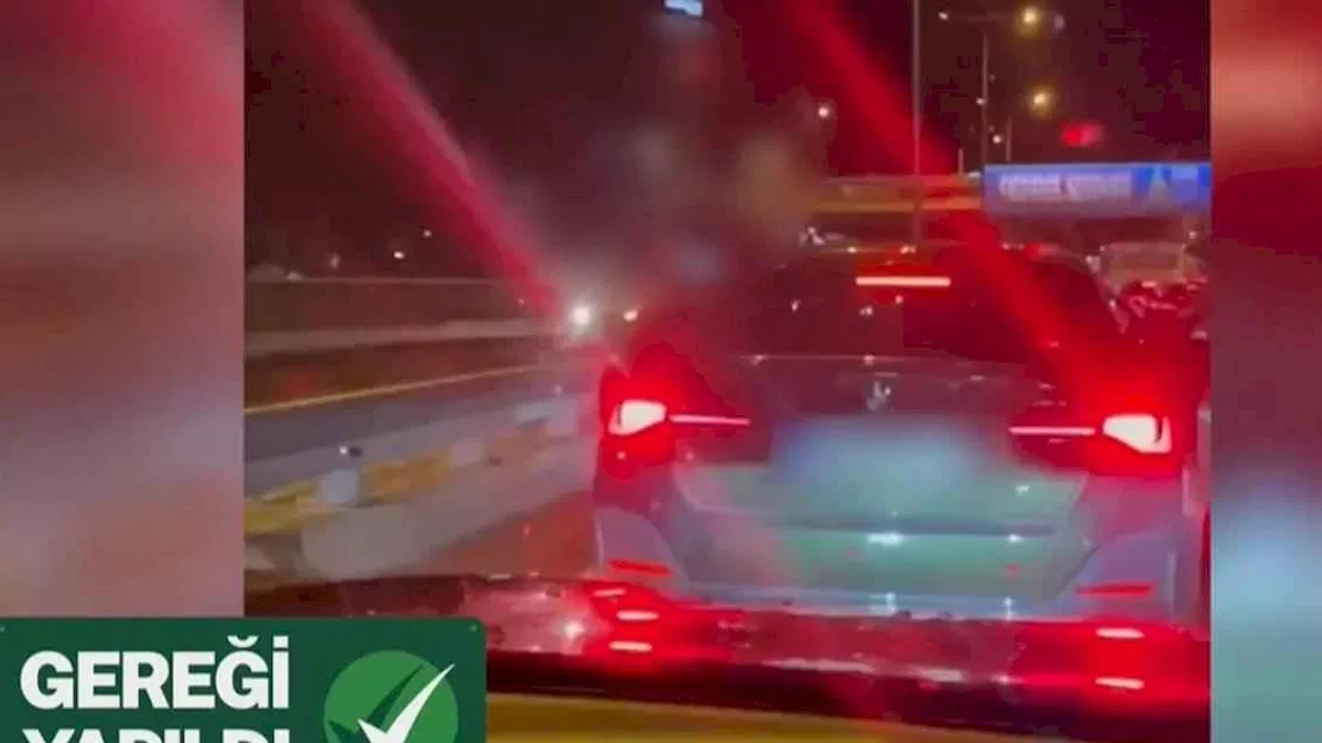Kadın sürücüye saldıran trafik zorbası yakalandı