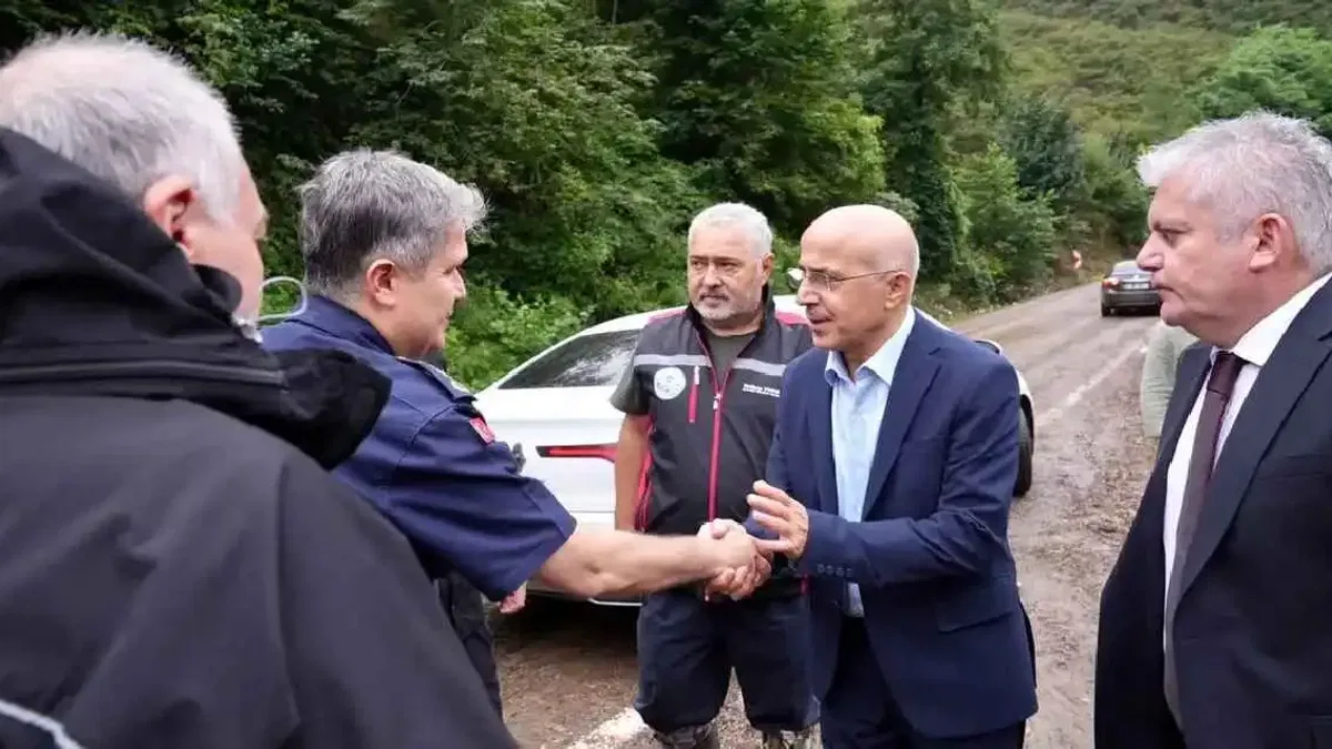 Giresun'da sel felaketinde seferber oldu