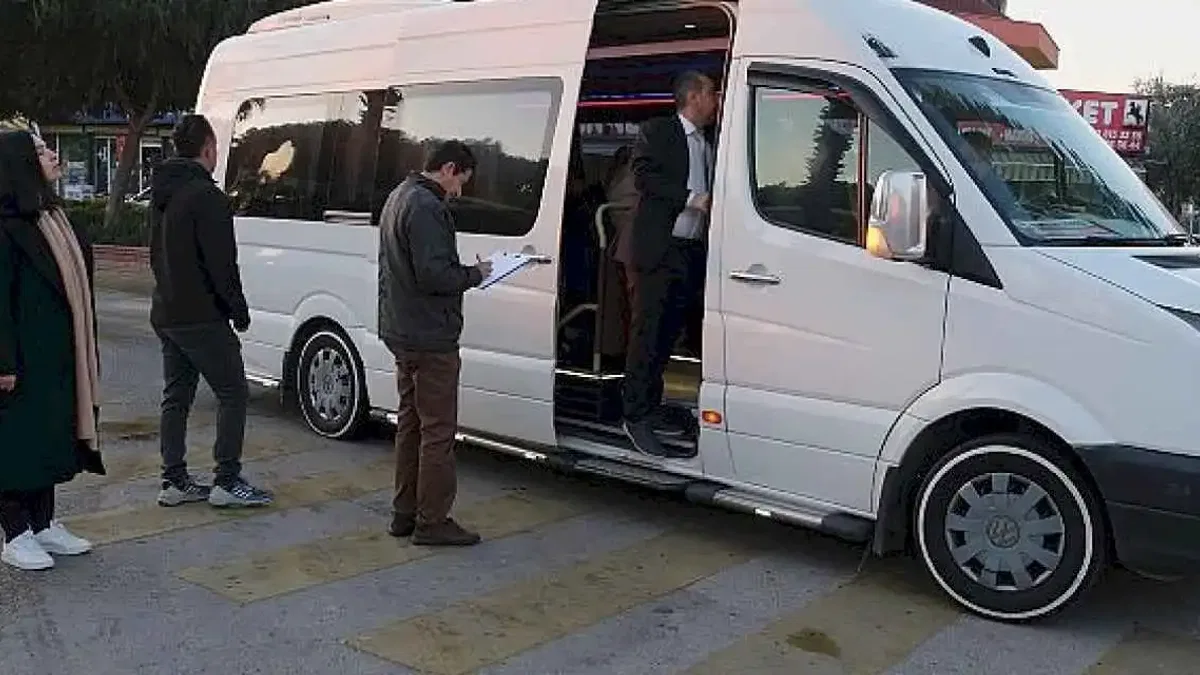 Kemer Belediyesi'nden servis denetimleri