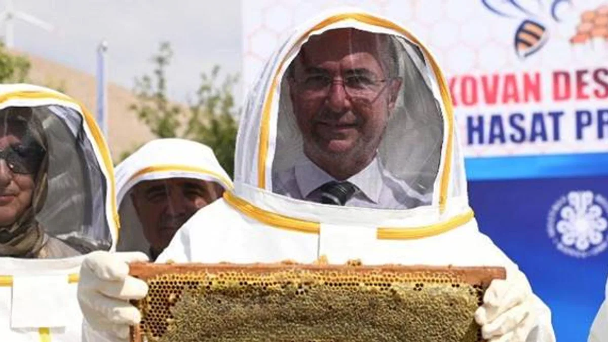 Konya Selçuklu'da arılı kovan desteği