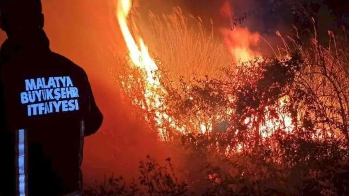 Malatya itfaiyesinden 2023'te yoğun mesai