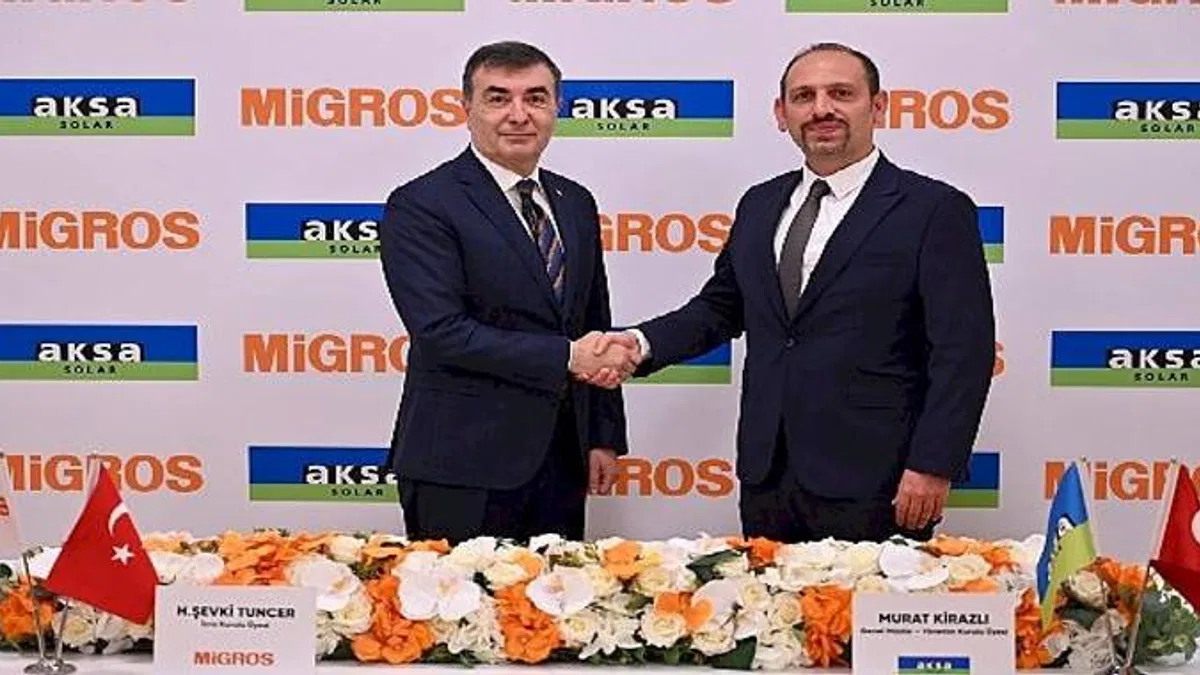 Migros ve Aksa Elektrik'ten Güneş Enerjisi Yatırımı