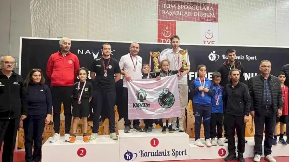 Karatay Belediyespor’dan Türkiye Şampiyonasında çifte zafer
