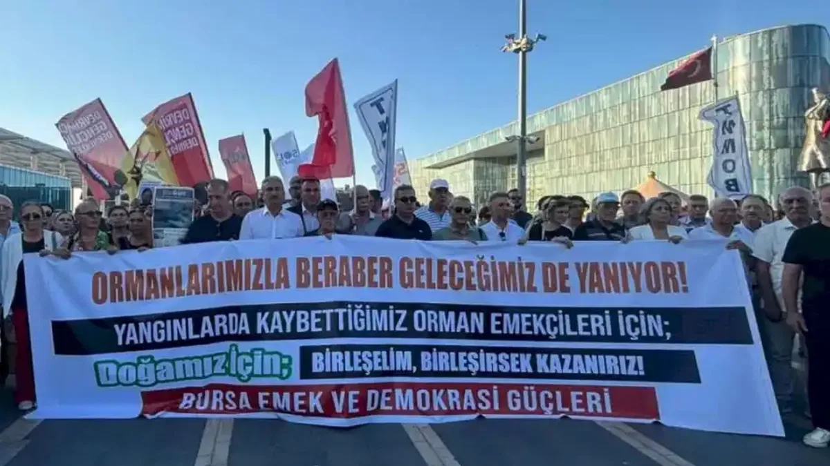 Artan orman yangınlarına Bursa'dan ses oldular
